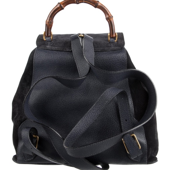 Navy Blue Gucci Backpack. Great condition no obvious issues. Used twice - Picture 4 of 5